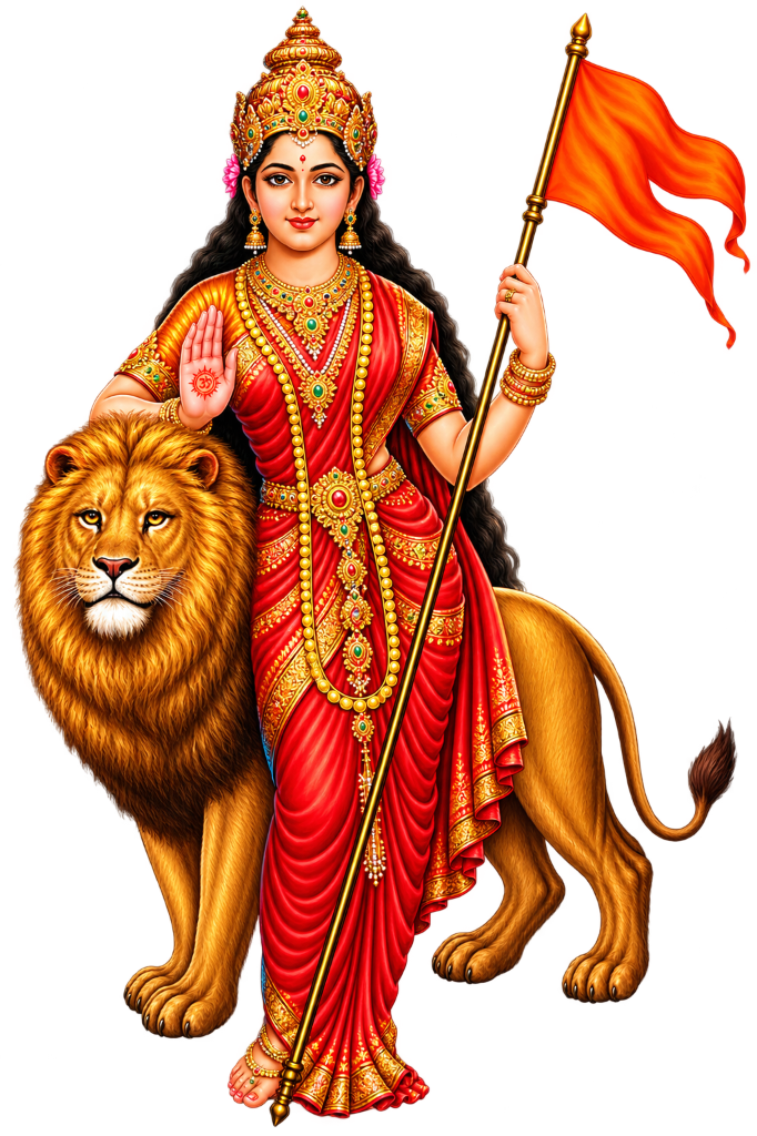 Bharata Mata Divine Background